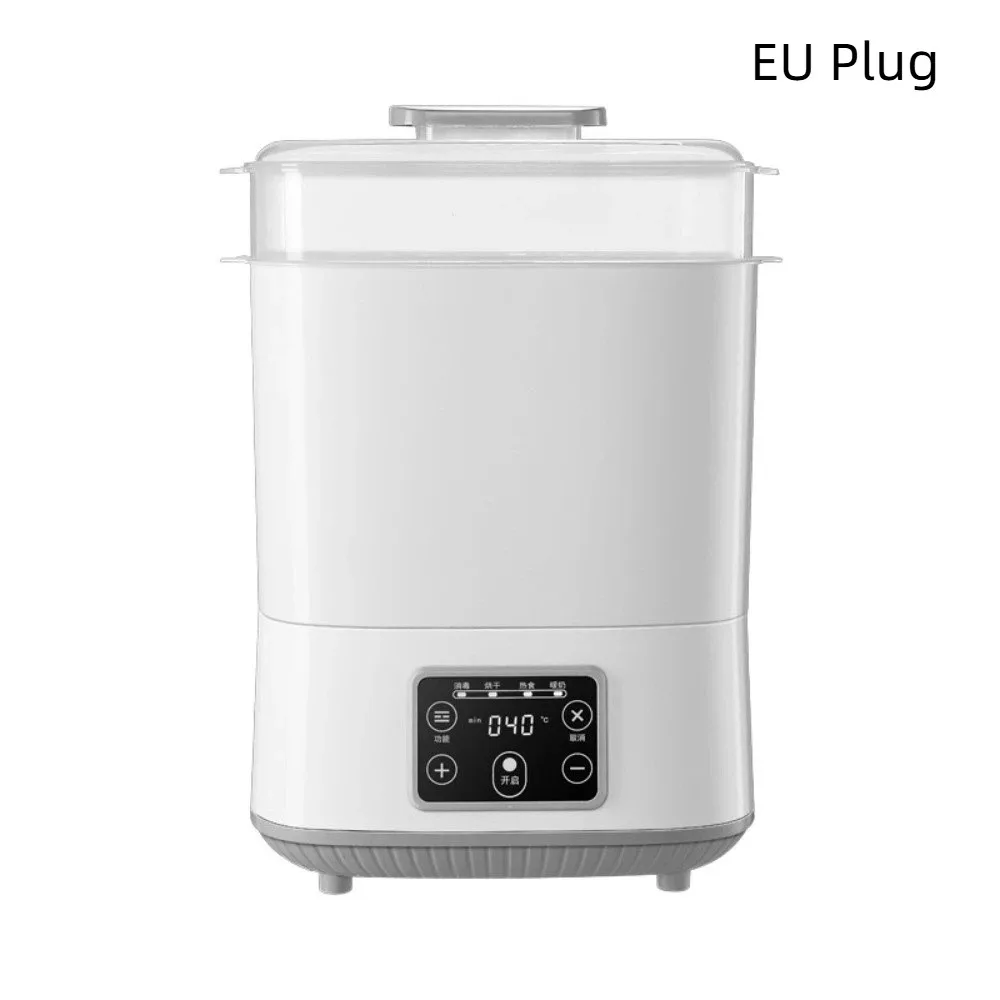 EU Plug Steam Bottle Sanitizer Touch Screen Large Capacity Bottle Steamer Steam Sterilization Electric Operation