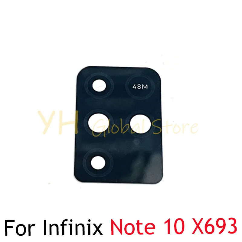 

2PCS For Infinix Note 7 8 8i 10 Pro Lite NFC X690 X656 X692 X683 X693 X695 X695C Rear Back Camera Glass Lens With Glue