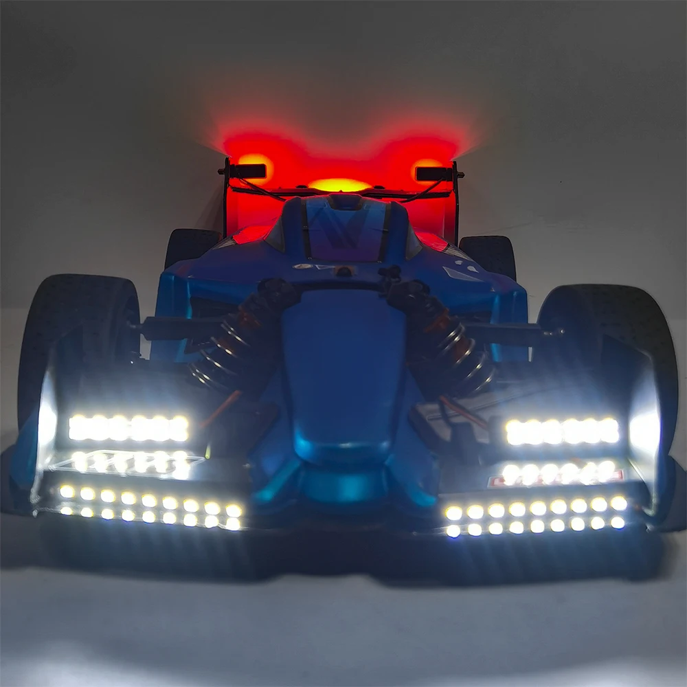 AXSPEED Front Rear LED Light Headlight Taillight Spotlight For 1/7 Limitless F1 RC Car Decoration DIY Part