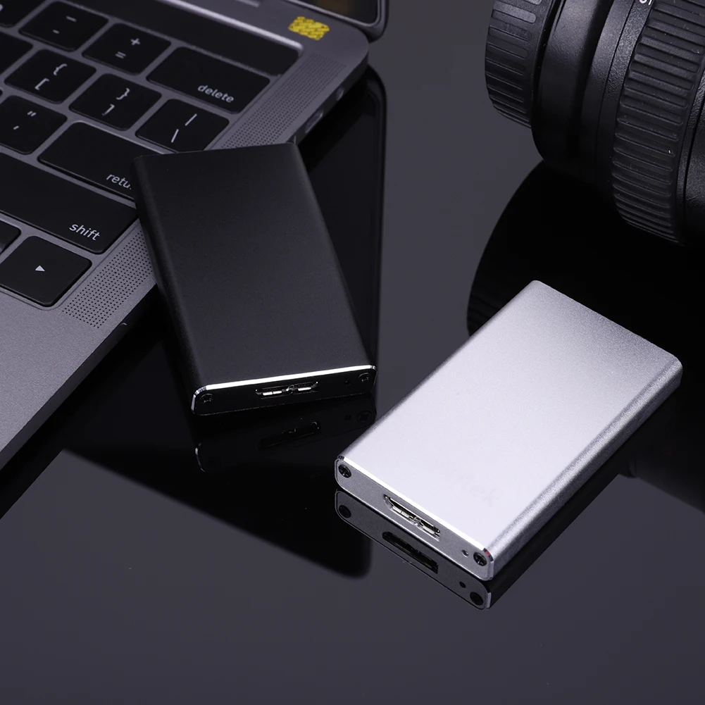 Чехол для жесткого диска MSATA-USB3.0, внешний твердотельный диск, поддержка адаптера UASP SSD, чехол для жесткого диска MSATA SSD