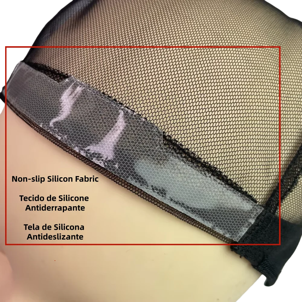 10cm x 30cm Non-Slip Silicone Fabric for Wig Base Caps Fabric for Wig Making Anti-Skid Wig Caps Fabric for Hair Replacement image 3