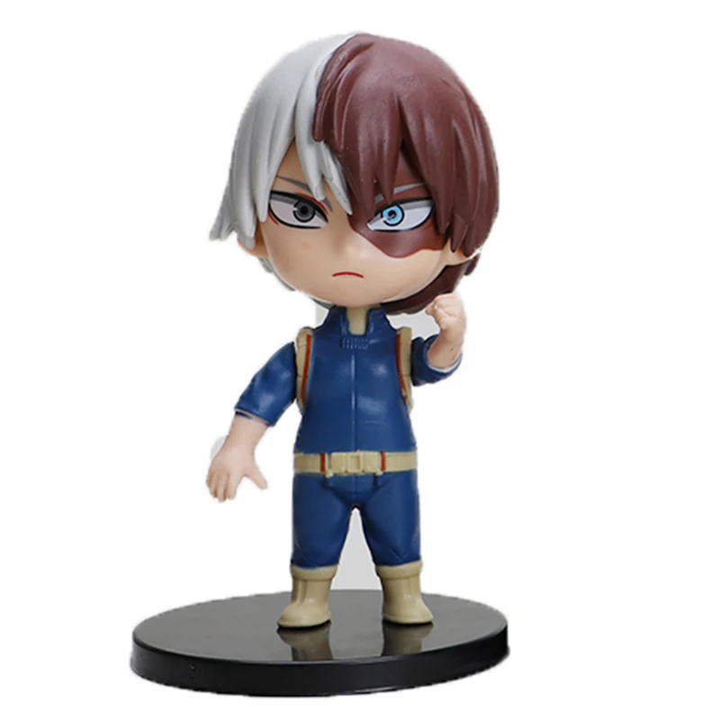 Figura de ação My Hero Academia para criança, Midoriya Izuku Todoroki Shoto, modelo móvel, coleção doméstica, enfeite de carro, brinquedos, 10cm