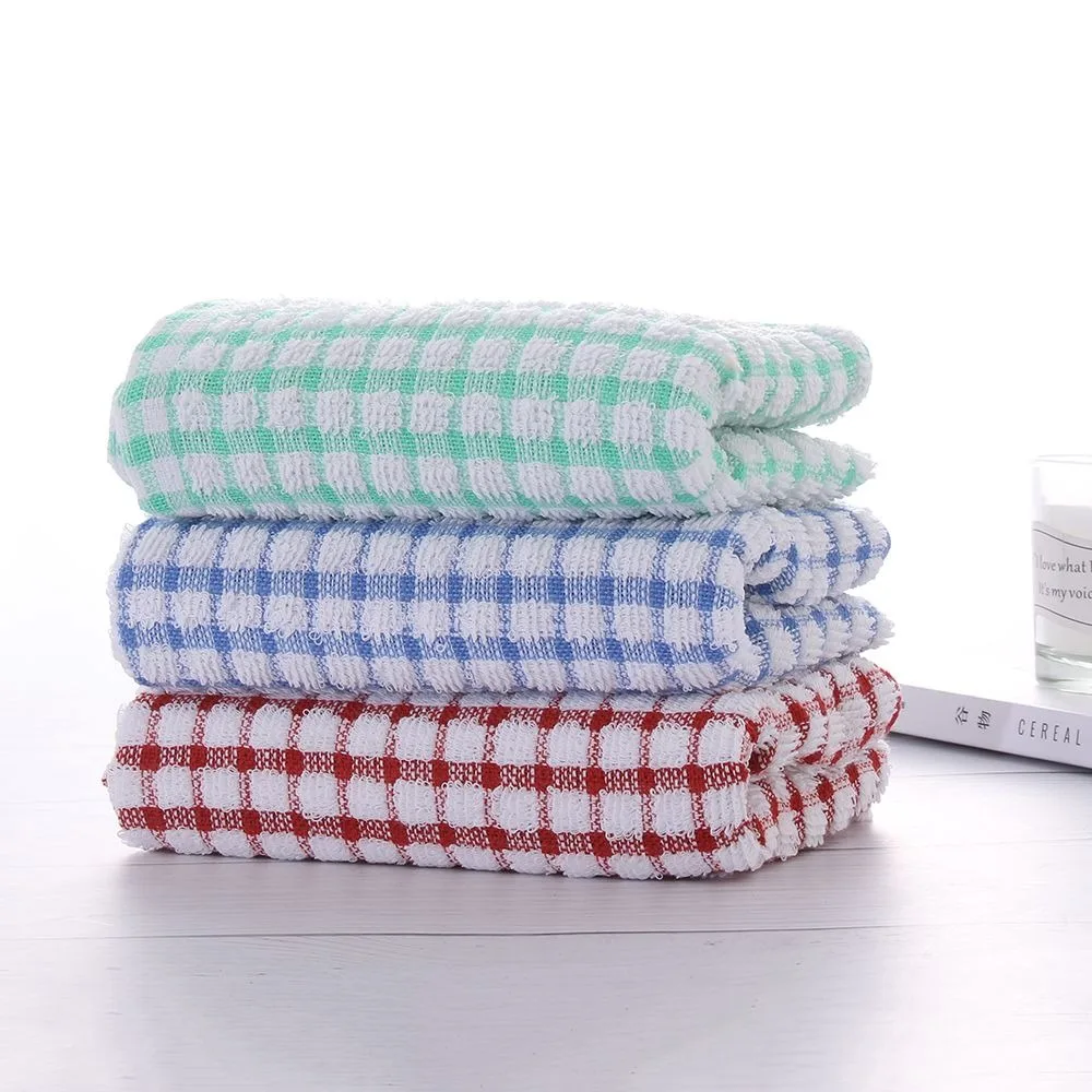 NEW Kitchen Tea Towels Dish Cloths Absorbent Drying Towel Washing Cleaning Cloths Cotton Handtowel