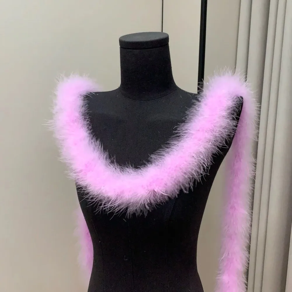 Fashion 2 Meter Decorative Strip Cuff Strip Faux Fur Fluffy Trim Home Decor DIY Apparel Sewing Artificial Fur Decoration