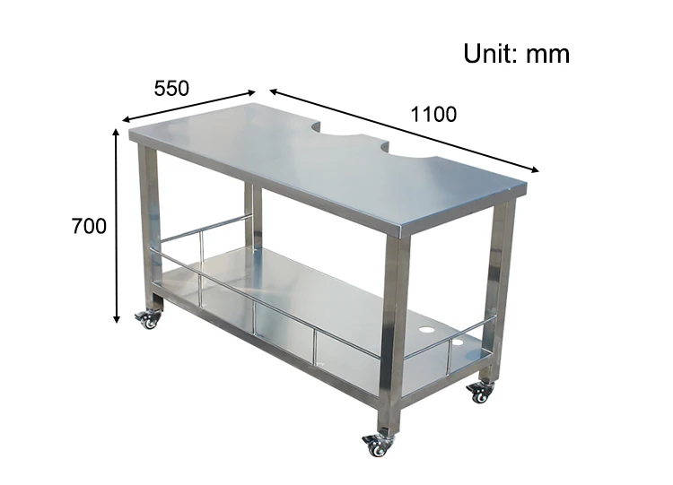 Good Price Veterinary Surgical Table Stainless Steel Pet B-mode Ultrasound Operating Table For Dogs Cats