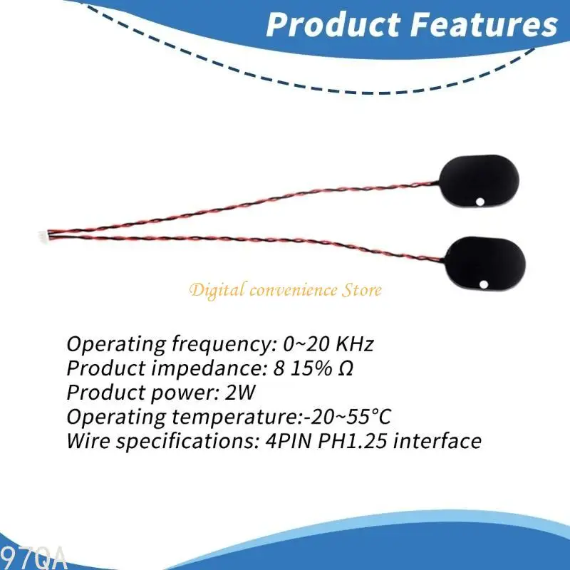 

97QA 2030 Cavity Speakers 8Ω 2W Powerful Miniature Loudspeaker for Auditory Display