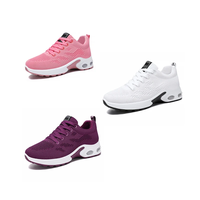 Sports Shoes Women Women's Shoes Casual Air Cushion Running Breathable Soft-soled Thicken Mountain Climbing Slip Resistance