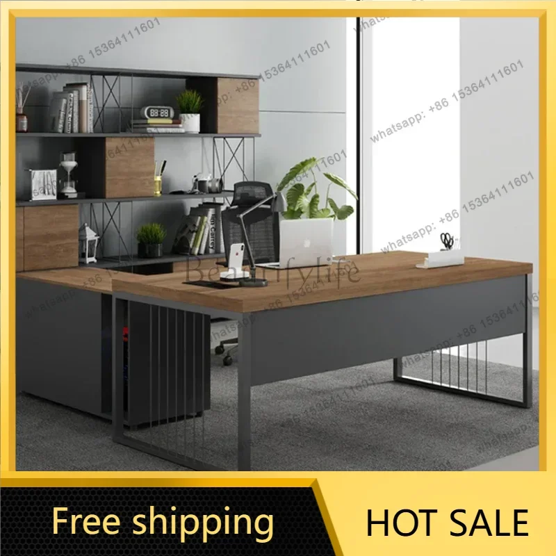 LJY Entertainment Bedroom Office Desk Executive Computer Simple Accessories Sofa Side Office Desk European Tavolino Unique Furni
