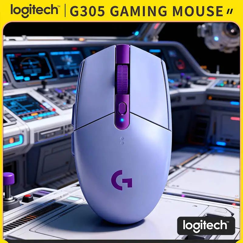 

Беспроводная игровая мышь Logitech G305 LIGHTSPEED, 12000 DPI HERO, 6 кнопок, 250 часов автономной работы, 99 г, без задержки 1 мс, для ПК и Mac