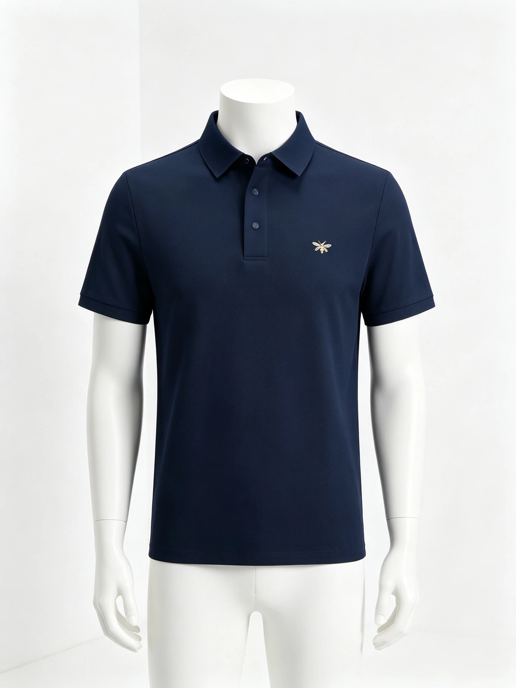 Summer Lyocell polo shirt short sleeved T-shirt quick drying