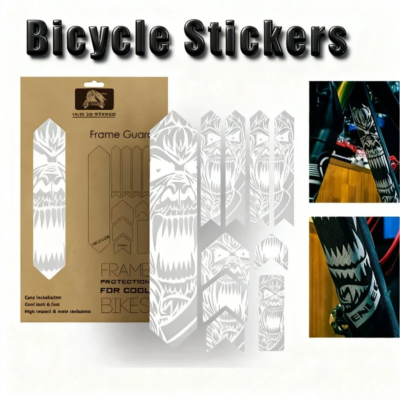 

ENLEE 3D MTB Mountain Bike Scratch-Resistant Protect Frame Protector Removeable Sticker Road Bicycle Paster Guard Cover