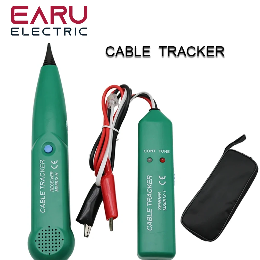 LAN Network Cable Tracker Telephone Phone Wire  Tracer Detector Line Finder Diagnose for UTP STP Cat5 Cat6 Cat6E RJ45 RJ11