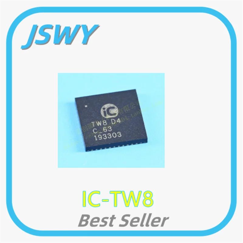 (1/10 Piece) IC-HAUS IC-TW8 Silkscreen TW8 D4 QFN48 16-bit Sine/Cosine Interpolator Chip 100% Brand New Original In Stock