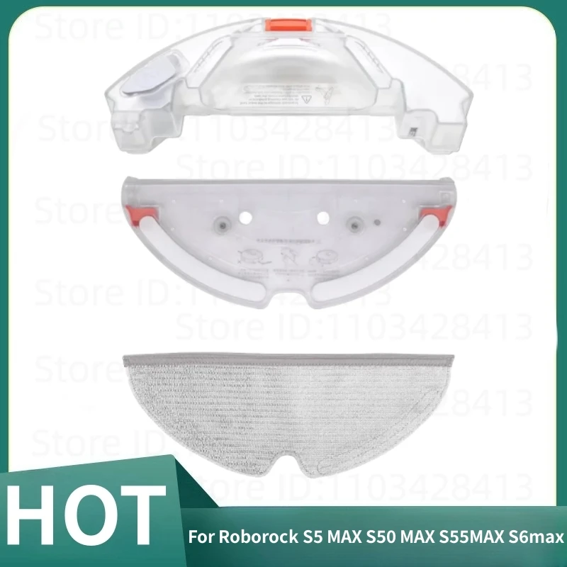 For Roborock S5 MAX S50 MAX S55MAX S6max Vacuum Cleaner Part Electrically controlled water tank and Water tank Tray Accessories