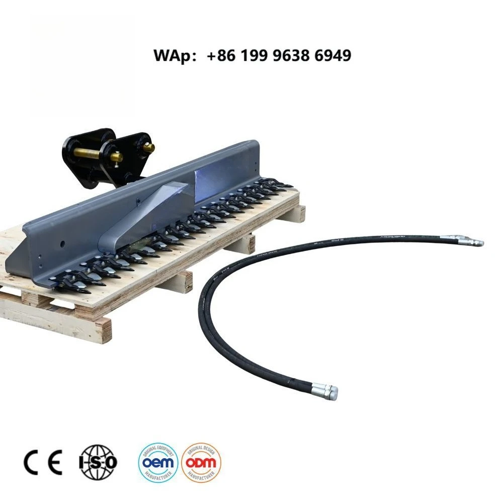 Hydraulic Hedge Trimmer  Mower Grass Cutter for 1-5Ton Excavator