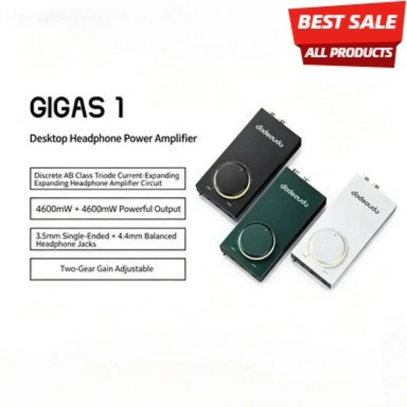 FiiO/ Feiao GIGAS1 Desktop Headphone Power Amplifier with Large Thrust 3.5mm Dual Interface 4.4 Computer