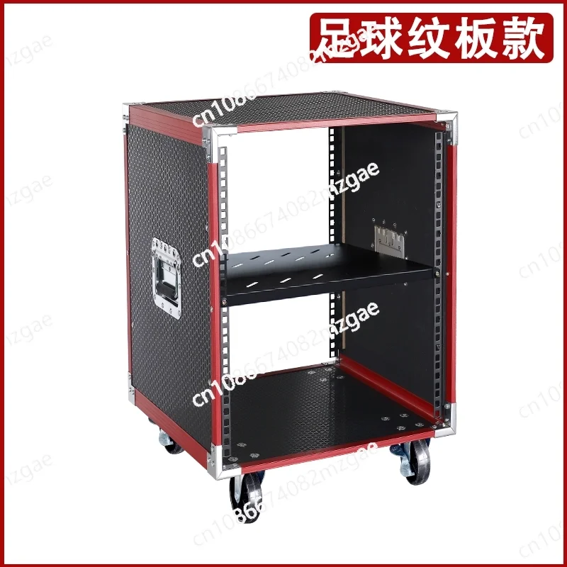 12U Power Amplifier Cabinet Home Air Case Audio Equipment Chassis Outdoor Mobile Audio Equipment Rack