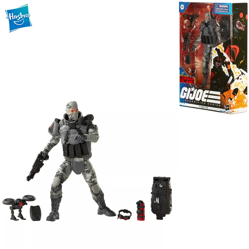 재고 Hasbro GI Joe 분류 시리즈 코브라 아일랜드 FIREFLY 모델 키트, 액션 피규어 모델 선물, 어린이용 장난감 컬렉션, 6 인치