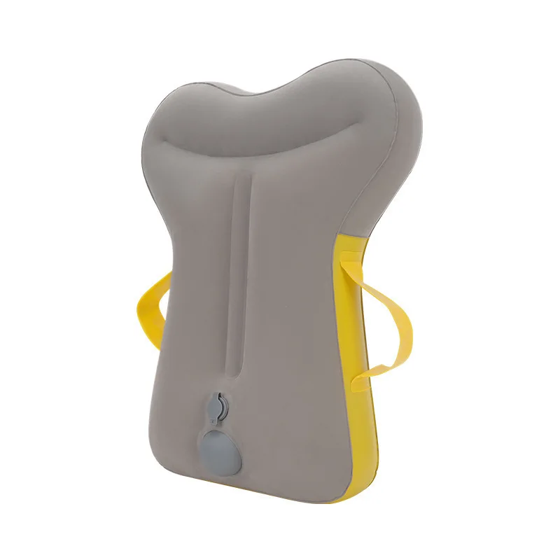 Portable Outdoor Travel Nap Pillow - Pvc Inflatable Cuddle Pillow - 3d Lumbar Support - Office Neck Pillow for Side Sleepers