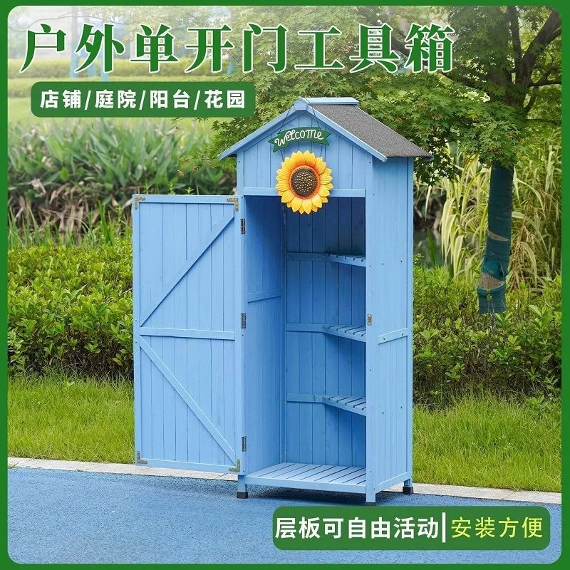 Outdoor Tool Room Storage Cabinet, Rainproof and Sunscreen, Garden Courtyard, Glove Box Cabinet, Indoor Balcony, Waterproof