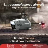 New 4D-L1 Spy Drone Profesional Dual Camera Optical Flow Belt 4-Way Single Blade Aileron Photography Obstacle Avoidance Dron Toy