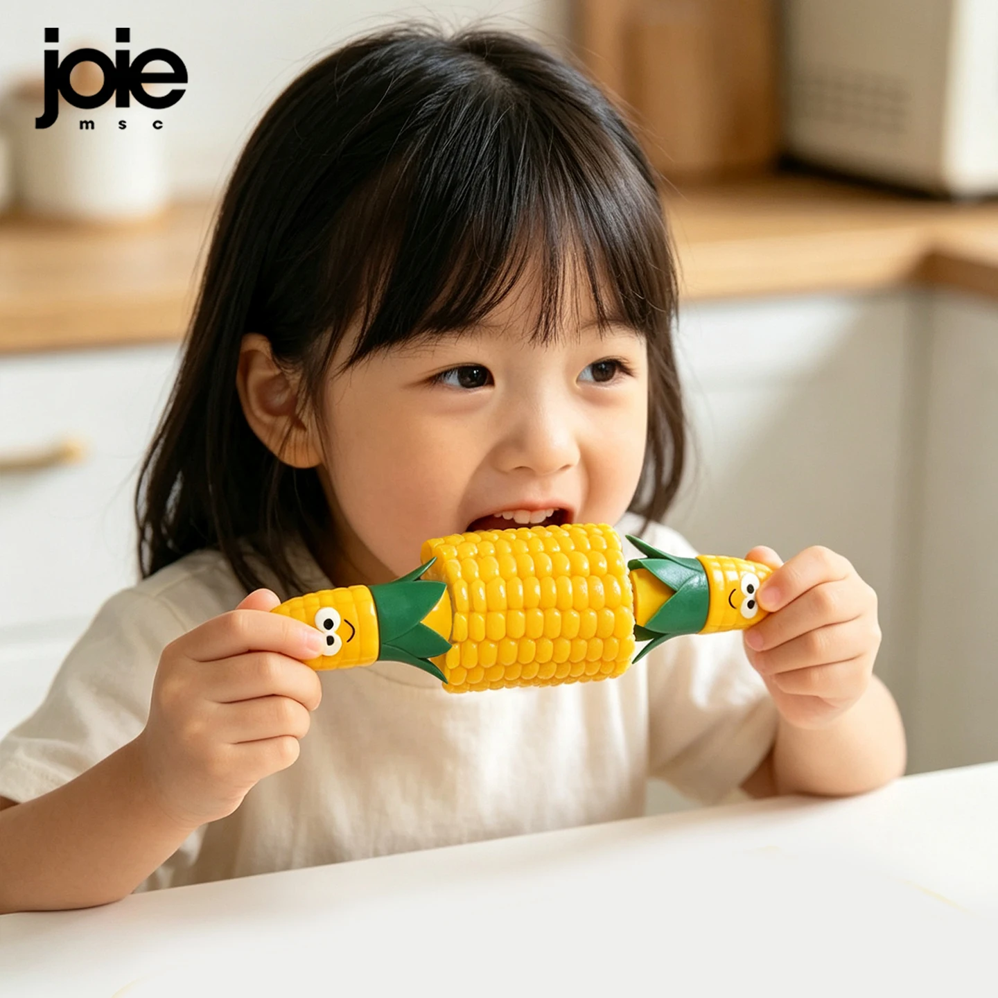 Joie Corn Holders Children Safe Heat-resistant Corn Tools For Hot Corn Stainless Steel Forks BPA-free Food Grade Plastic Handles