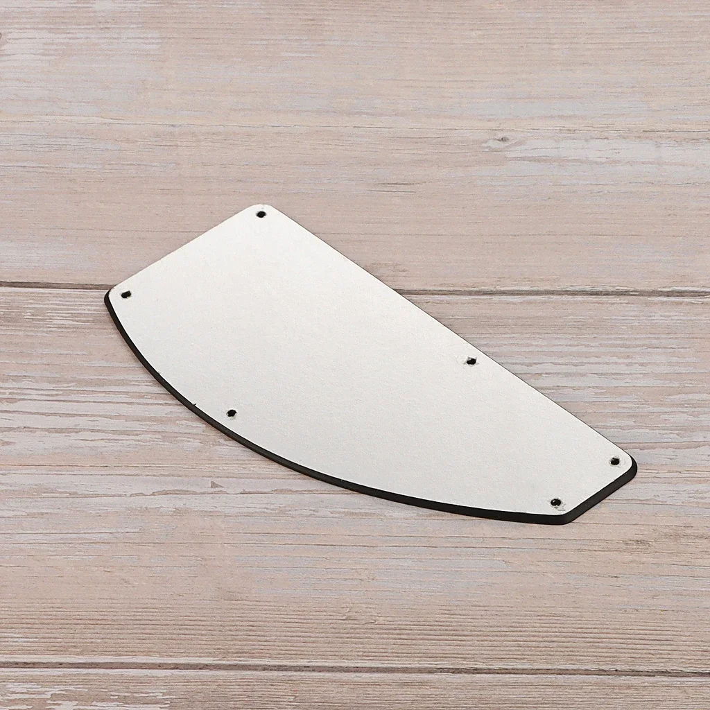 Black Plastic Bass Guitar Cavity Cover Cover Back Plate Wiring BackPlate Guitar Pickguard Guitar Accessories image 5