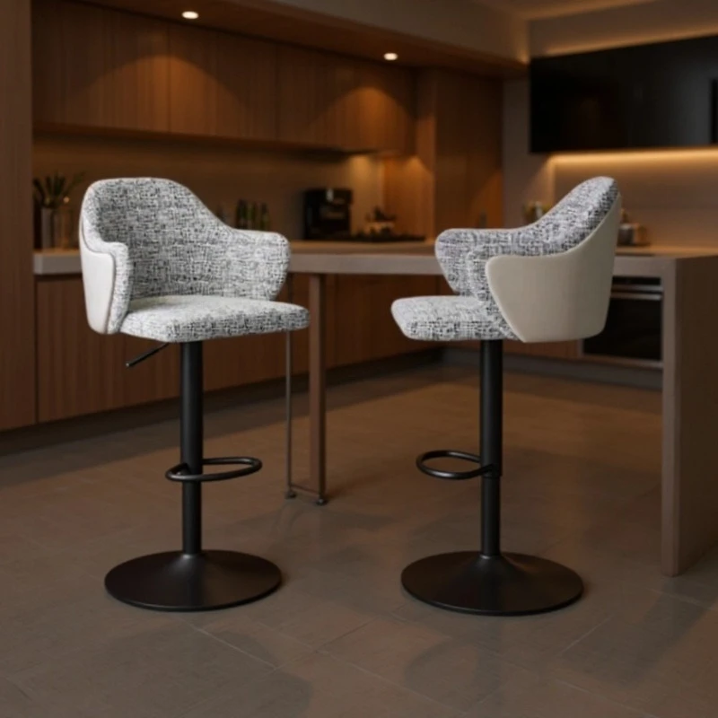 High Bar  Household Rotating Chair Lifting Island Back Chair