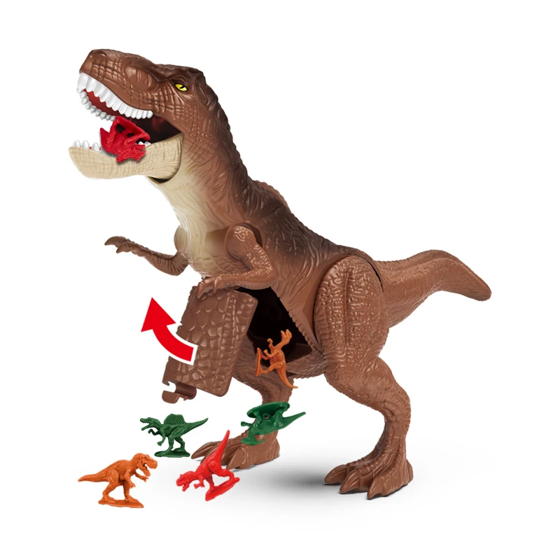 Jurassic World Dinosauro Animali Modello Action Figure Tyrannosaurus Rex Gioco di caccia Bambini Giocattolo per bambini Ragazzo Regalo di compleanno
