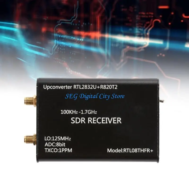 U75B Bandes complètes Software Radio Radio Receiver RTLSDR RTL2832U + R820T2 Récepteur larges courtes avec antenne câble