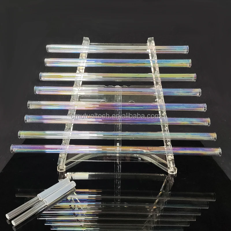 Mutual Aurora Crystal Harp Singing Quartz Sound Healing Sound Healing Instruments 528Hz With Stand