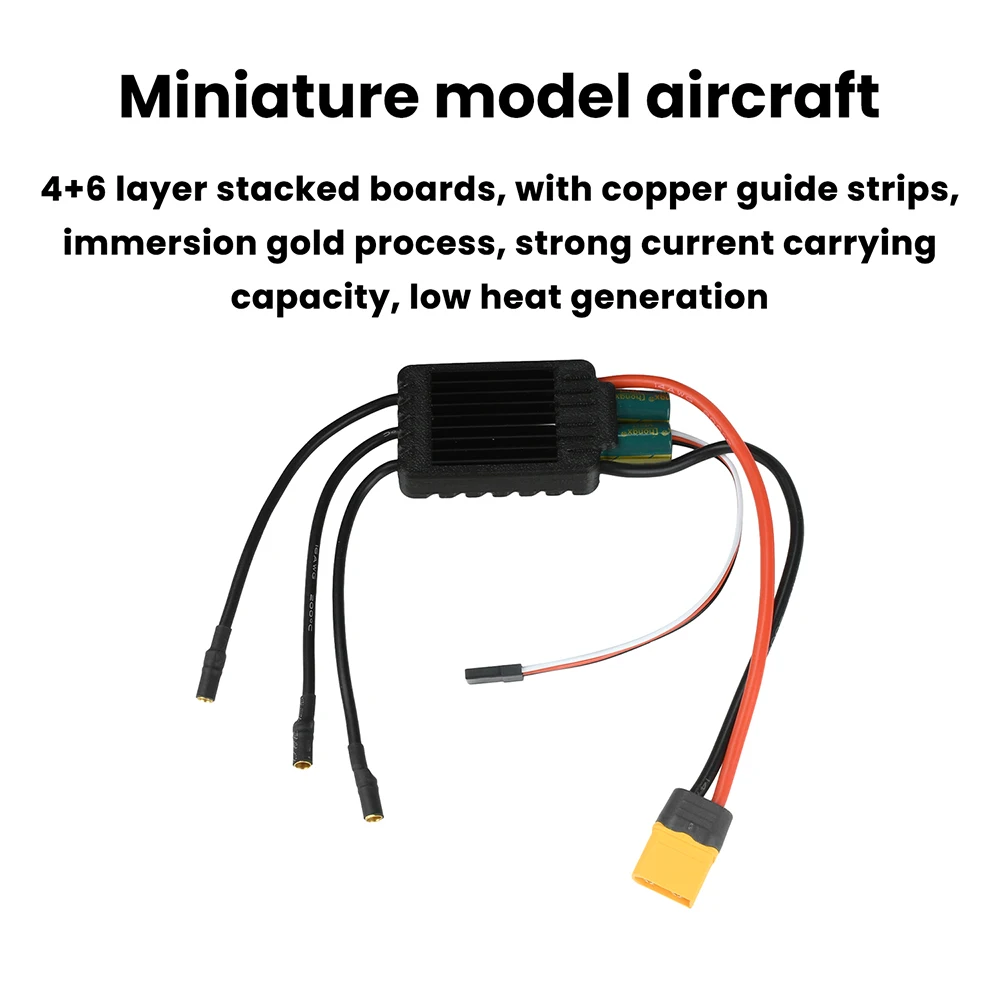 

3-8S AM32 ESC 120A Brushless Speed Controller BEC for RC Models Drones and High-Power Fans with Built-in 5.2V/7.2V 4A