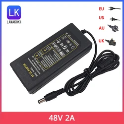 DC 48V 2A 2000MA 96W POE Power Supply Adapter 48 V Volt For CCTV Security Surveillance POE Injector Ethernet IP Camera Phone