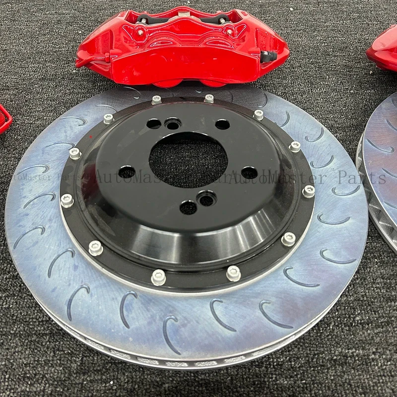 Auto Brake Systems Front 6 Piston Brake Caliper GT6 Red Big Brake Kit for  M3 M5 E92 E93 E46 E90 F80 E34 E39 E60 E61 F90