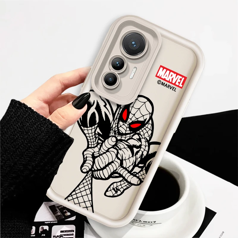 Marvel Groot Spider Man Art Eye Ladder For Xiaomi MI 14 12T 11 Lite Poco M3 X5 X4 F5 F4 F3 F2 GT Pro 5G Funda Phone Case