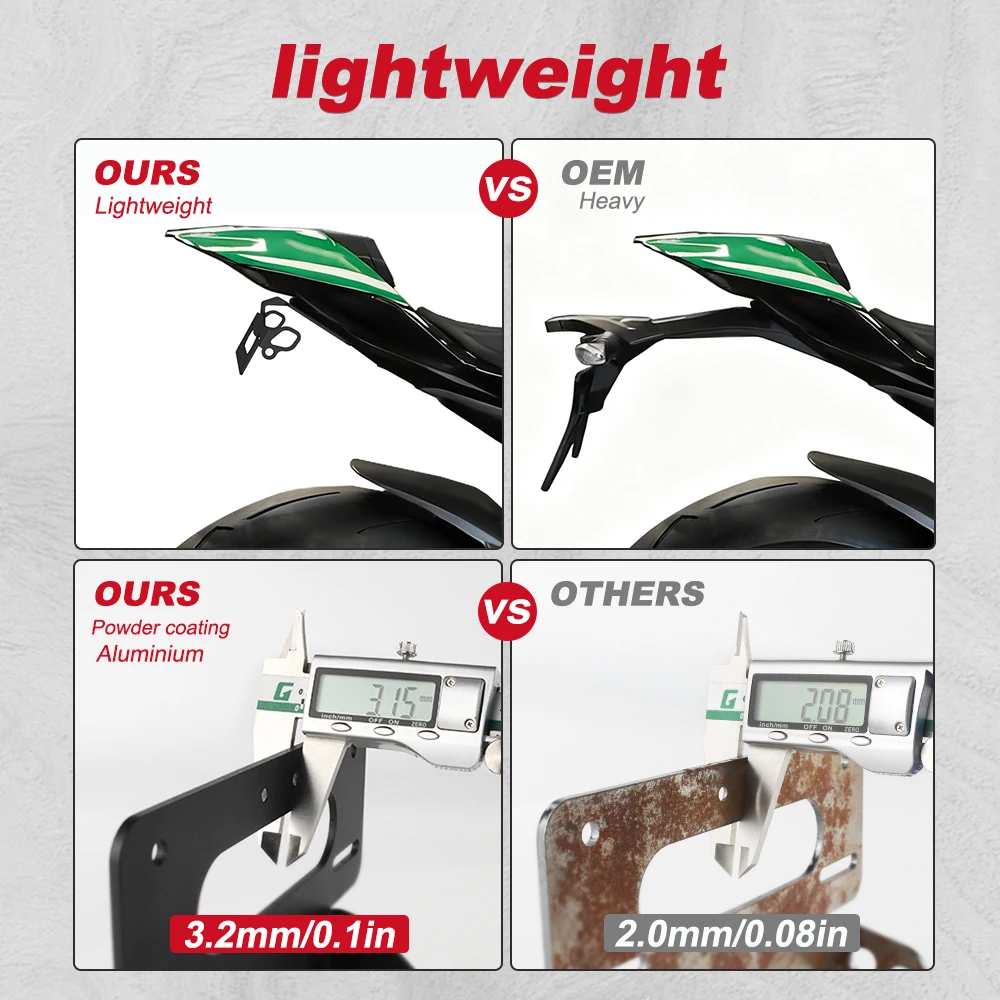 NEW Rear Tail Tidy Fender Eliminator kit License Plate Holder Panigale V4/S V2/S Streetfighter V4/S V2/S 2025-2026 For Ducati