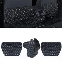 Leather Car Seat Armrest Anti-kick Mat for Volkswagen Tiguan 2017 2018 2019 2020 VW Accessories Auto 2021 2022 mk2 r line kits