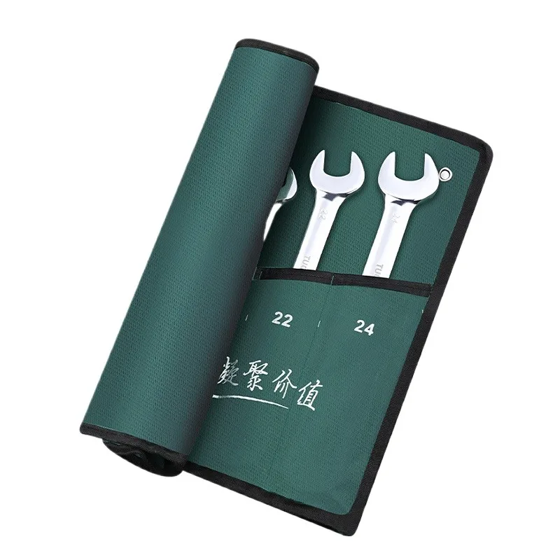 Mechanical Workshop Wrench Set Dual Heads Ratchet Spanner Set Professional Electrician Car Repair Wrenchs Set Multifunctional