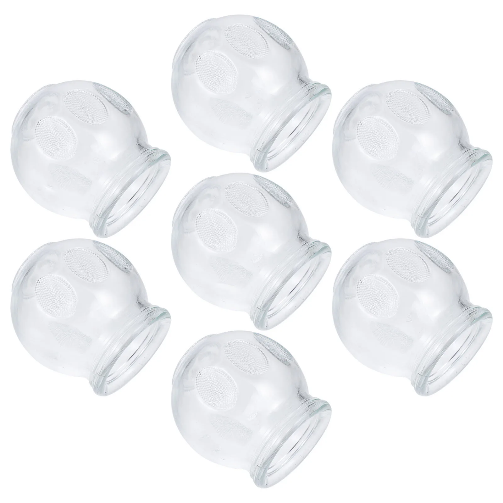 7 pçs doméstico chinês vidro cupping forte adsorção dispositivo de terapia ferramenta cuidados com o corpo cupping vidro ferramenta cuidados com o corpo