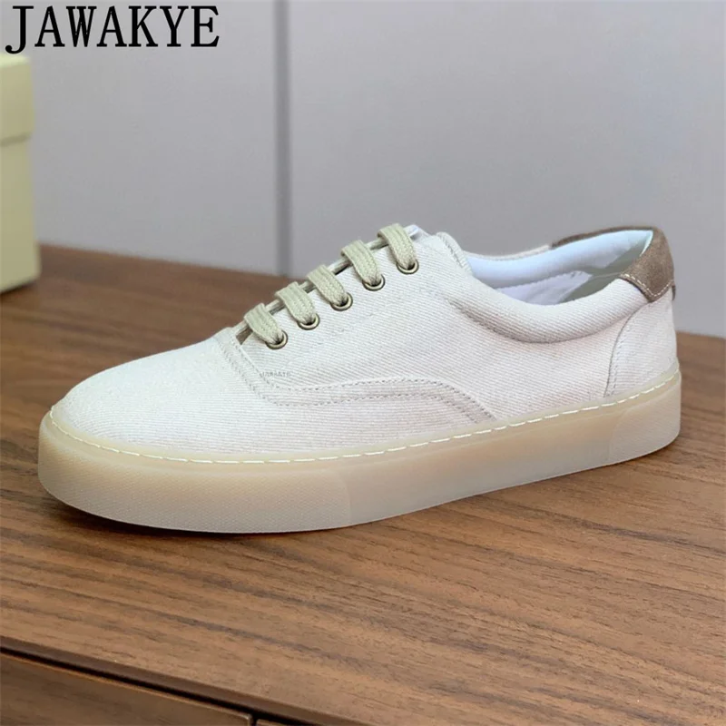 

New Famous Lace-Up Canvas Flat Shoes Women Thick Bottom Casual lovers Shoes Spring Hot Sale Comfort Run Sneakers Shoes Men