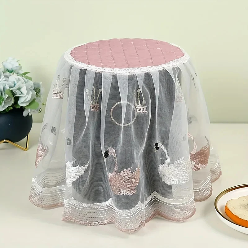 1pc Air Fryer Dust Cover Electric Rice Pot Dust Cover Lace Fabric CoverSuitable For Laundry Kitchen Appliances Dust Cover