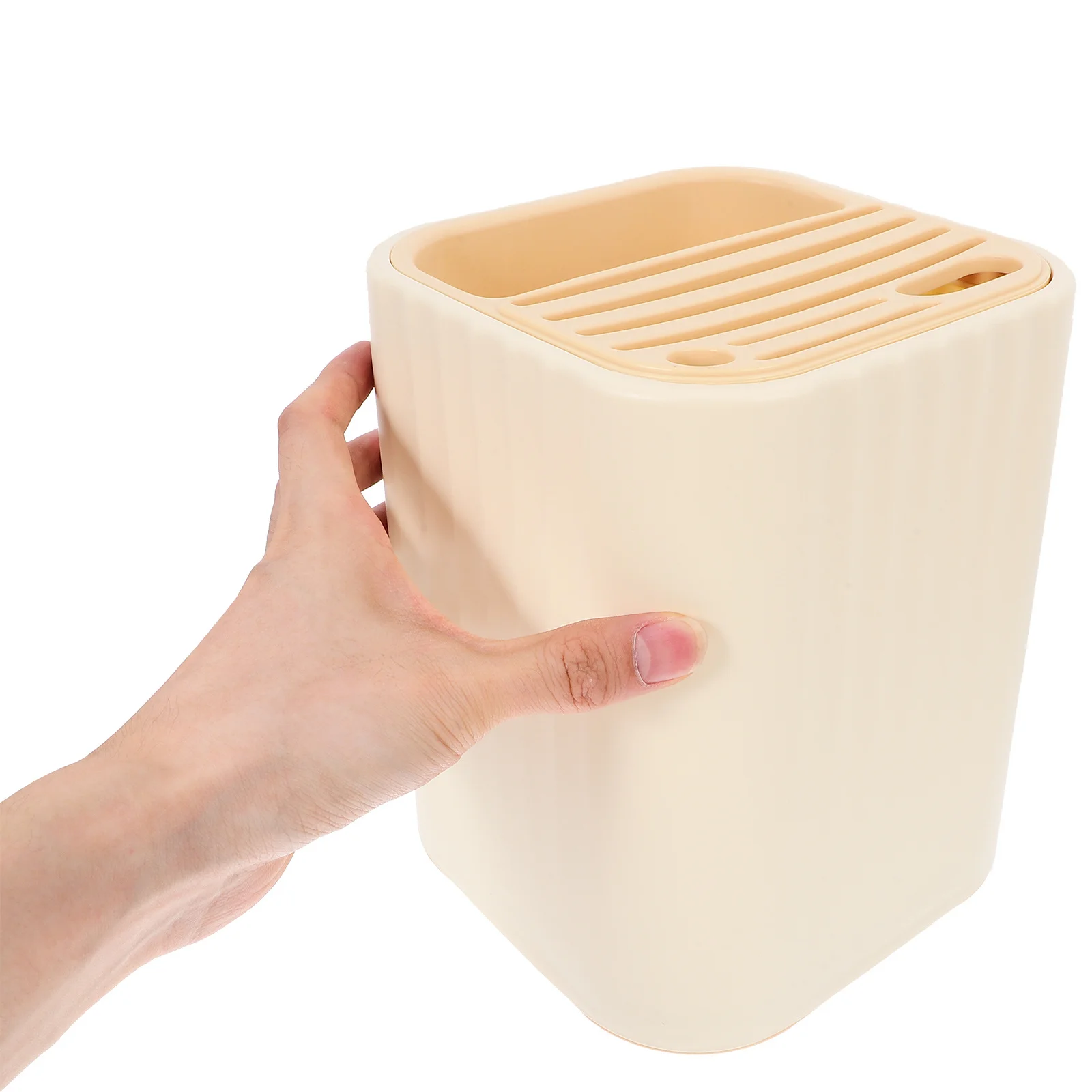 

Rotatable Cutter Organizer Kitchen Utensil Holder Chopsticks Spoon Fork Stand 360 Degree Rotating Easy Clean Multi