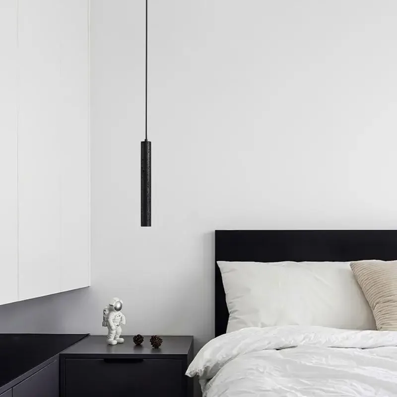 

Retro Industrial Style Hanging Lamp Black Hole Stone LED Pendel Lamp Nordic Art Design Chandelier For Bar Dining Bedroom