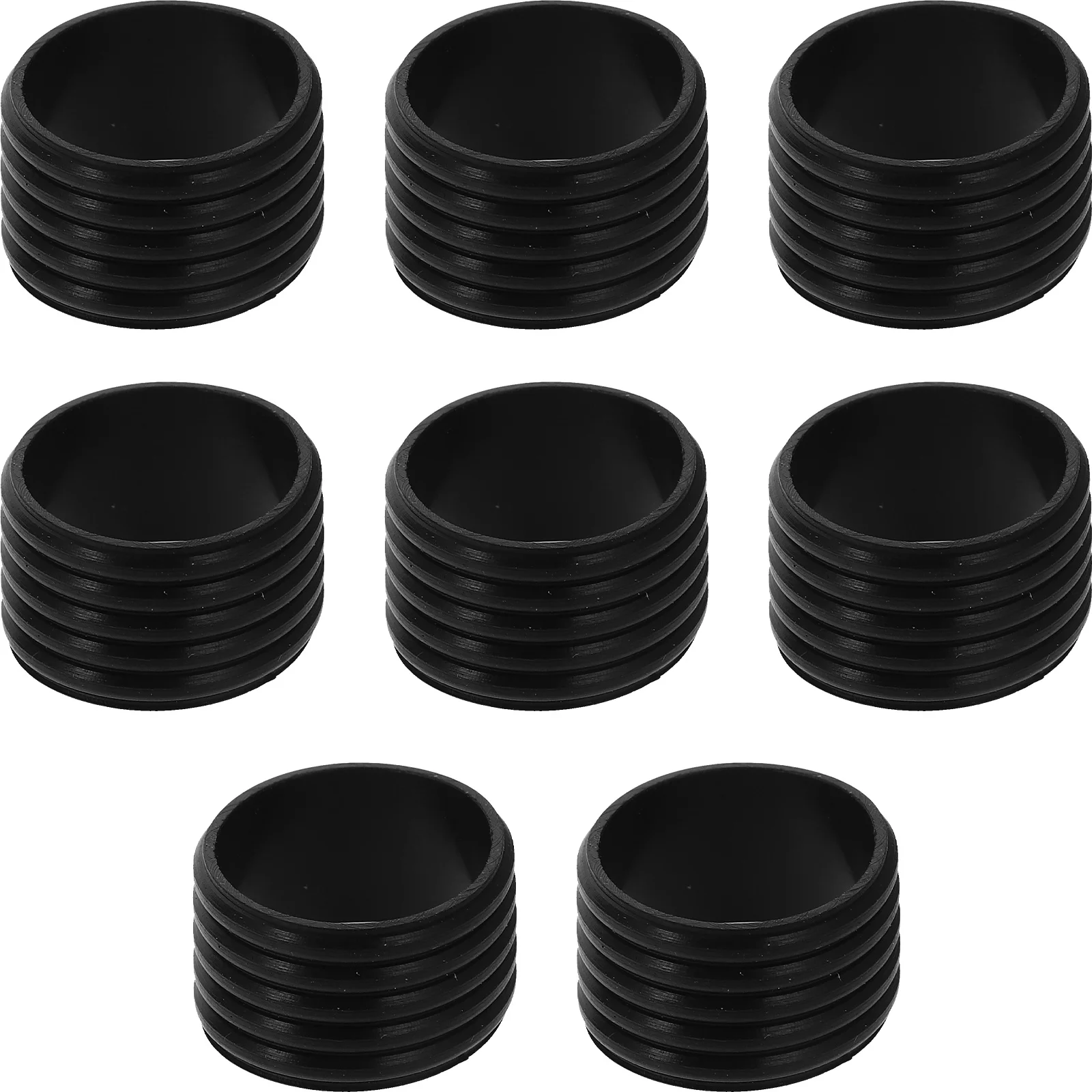 8Pcs Silicone Racket Grip Rings Non-Skid Tennis Overgrips Replacement Bands for Racket Handles Outdoor Sports Equipment Compact