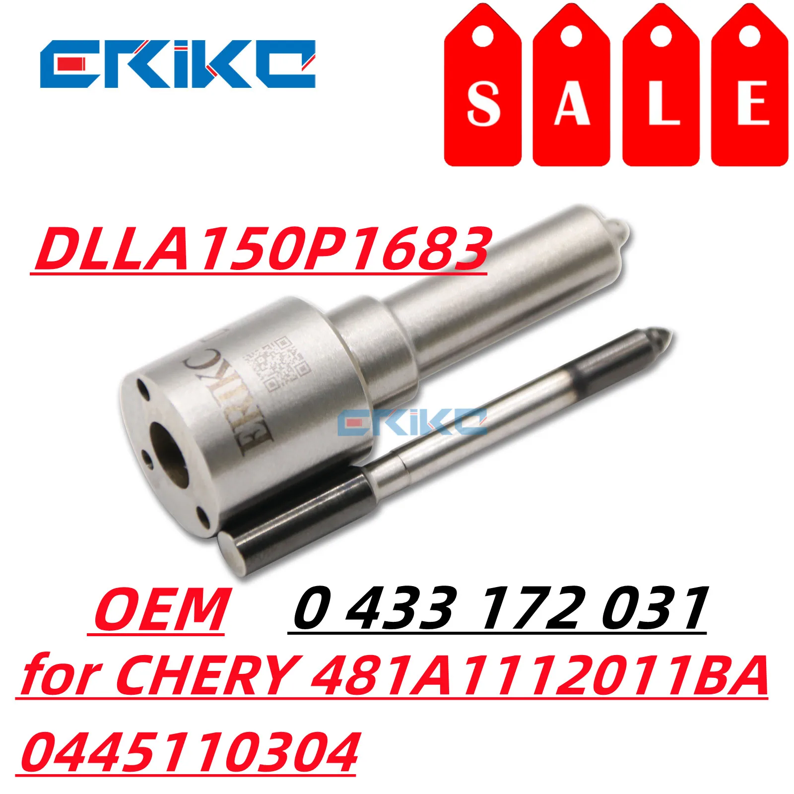 DLLA150P1683 Injector Spray DLLA 150P1683 Type Of Nozzle DLLA 150 P1683 (0 433 172 031) Fits for CHERY 481A1112011BA 0445110304