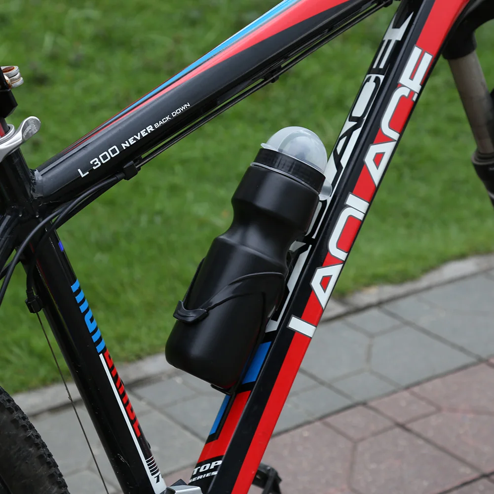 كوب ماء MTB 650 مللي مع غطاء مقاوم للغبار، غلاية ركوب الخيل، زجاجات مياه للياقة البدنية في الهواء الطلق، ملحقات الدراجة الجبلية