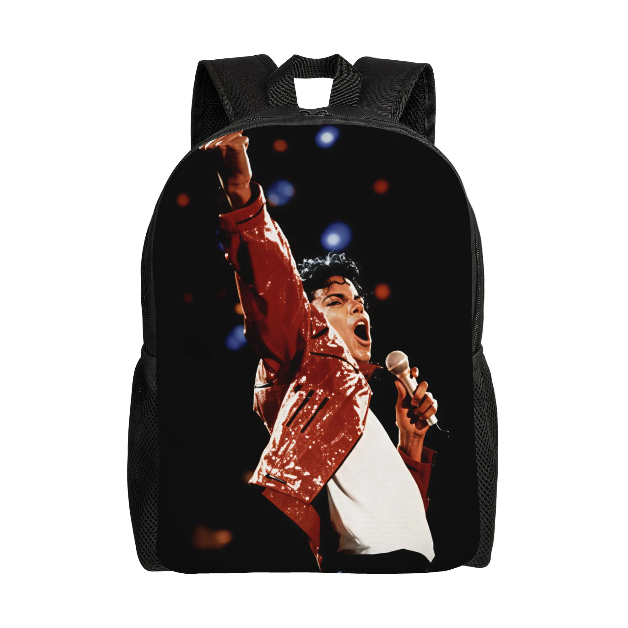 Michael Jackson King of Pop MJ Backpack  Workout Backpacks Women Men Colorful Big High School Bags Streetwear Rucksack