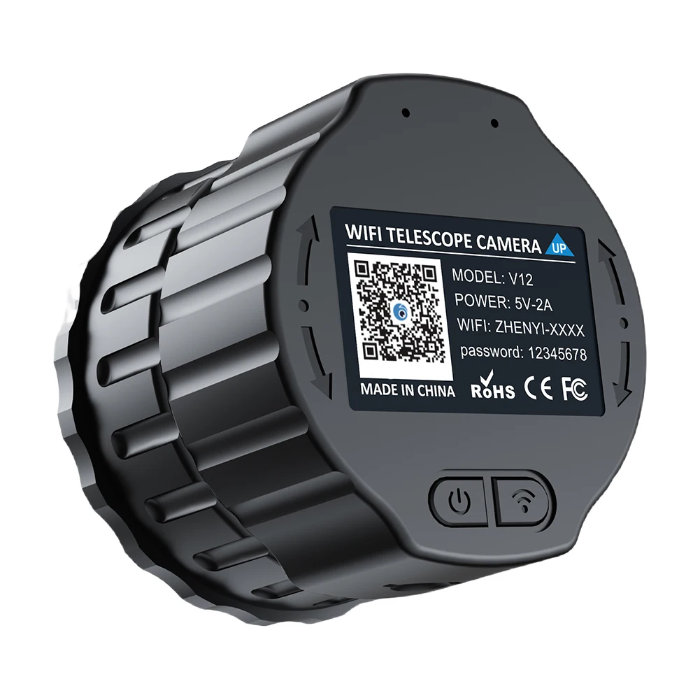 Oculaire de télescope électronique WiFi HD 4 millions de pixels pour télescope optique et Microscope de 25 à 50mm, caméra oculaire électronique