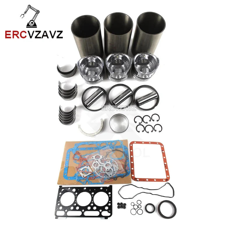 D1503 Overhaul Rebuild Kit STD 83mm For Kubota Engine KX91-3 U35 Excavator L2900 L3000 L3010 L3130 Tractor R420 R420S Loader