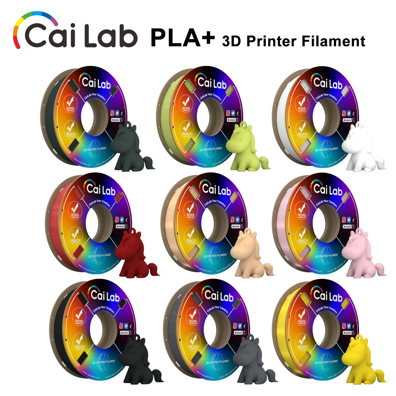 3D Printing Fdm - CaiLab 200g PLA 3D Yazıcı Filament